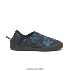 Cat Footwear Ireland 2N040Z172 Caterpillar Crossover Slip On Blue Camo Men | Casual Shoes