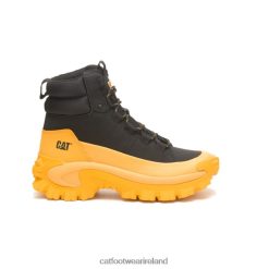 Cat Footwear Ireland 2N040Z175 Caterpillar Trespass Waterproof Galosh Cat Yellow/Black Men | Waterproof
