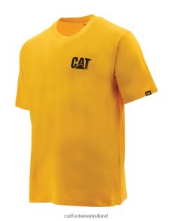 Cat Footwear Ireland 2N040Z211 Caterpillar Trademark Tee Yellow Men | Tops & Outerwear