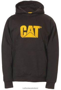 Cat Footwear Ireland 2N040Z217 Caterpillar Trademark Hooded Sweatshirt Black Men | Tops & Outerwear
