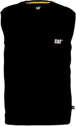 Cat Footwear Ireland 2N040Z229 Caterpillar Trademark Sleeveless Pocket Tee Black Men | Tops & Outerwear