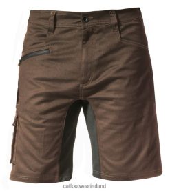 Cat Footwear Ireland 2N040Z244 Caterpillar Operator Flex Short Brown Men | Bottoms
