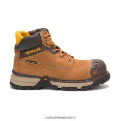 Cat Footwear Ireland 2N040Z268 Caterpillar Excavator Superlite Waterproof Carbon Composite Toe Work Boot Sudan Brown Women | Work Boots
