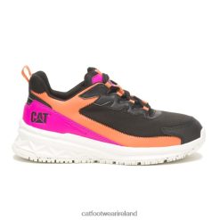 Cat Footwear Ireland 2N040Z289 Caterpillar Streamline Runner Carbon Composite Toe Work Shoe Black/Pink Women | Work Shoes
