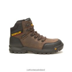 Cat Footwear Ireland 2N040Z49 Caterpillar Resorption Waterproof Composite Toe Work Boot Seal Brown Men | Work Boots