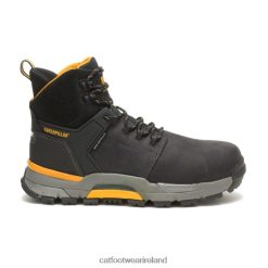 Cat Footwear Ireland 2N040Z73 Caterpillar Cat Edge Waterproof Nano Toe Work Boot Black Men | Work Boots