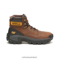 Cat Footwear Ireland 2N040Z7 Caterpillar Invader Hi Steel Toe Work Boot Dark Brown Men | Work Boots