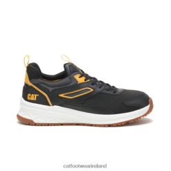 Cat Footwear Ireland 2N040Z82 Caterpillar Streamline Runner Carbon Composite Toe Work Shoe Black/Cat Yellow Men | Work Shoes