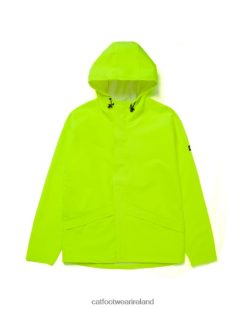 Caterpillar Boots Waterproof 2N040Z114 Caterpillar Essential Rain Jacket Hi-Vis Yellow Men | Tops & Outerwear