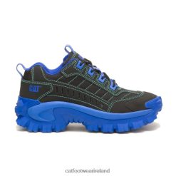 Caterpillar Boots Waterproof 2N040Z120 Caterpillar Intruder Supercharged Shoe Black/Blue Men | Casual Chunky Sneakers