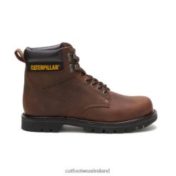 Caterpillar Boots Waterproof 2N040Z12 Caterpillar Second Shift Work Boot Dark Brown Men | Work Boots