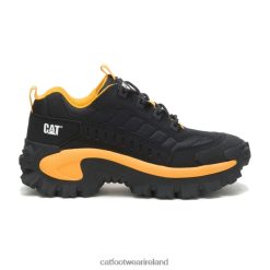 Caterpillar Boots Waterproof 2N040Z132 Caterpillar Intruder Shoe Black/Cat Yellow Men | Casual Chunky Sneakers