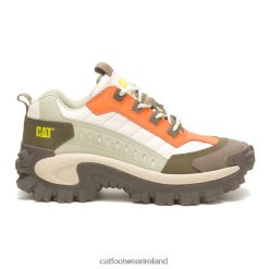 Caterpillar Boots Waterproof 2N040Z138 Caterpillar Intruder Shoe Moss Grey/Oriole Men | Casual Chunky Sneakers