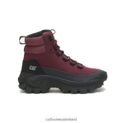 Caterpillar Boots Waterproof 2N040Z174 Caterpillar Trespass Waterproof Galosh Black/Windsor Wine Men | Waterproof
