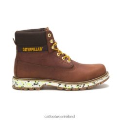 Caterpillar Boots Waterproof 2N040Z192 Caterpillar Ecolorado Boot Leather Brown Men | Casual Boots