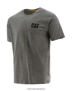 Caterpillar Boots Waterproof 2N040Z213 Caterpillar Trademark Tee Dark Heather Grey Men | Tops & Outerwear