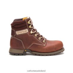 Caterpillar Boots Waterproof 2N040Z279 Caterpillar Paisley 6" Steel Toe Work Boot Tawny Women | Work Boots