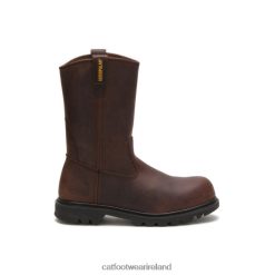 Caterpillar Boots Waterproof 2N040Z27 Caterpillar Revolver Steel Toe Work Boot Brown Men | Work Boots