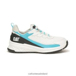 Caterpillar Boots Waterproof 2N040Z291 Caterpillar Streamline Runner Carbon Composite Toe Work Shoe Bright White/Blue Women | Work Shoes