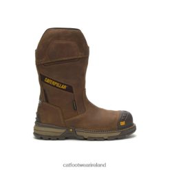 Caterpillar Boots Waterproof 2N040Z30 Caterpillar Excavator Superlite Pull-On Waterproof Carbon Composite Toe Work Boot Pyramid Men | Work Boots