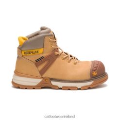 Caterpillar Boots Waterproof 2N040Z39 Caterpillar Excavator Superlite Waterproof Carbon Composite Toe Work Boot Honey Reset Men | Work Boots