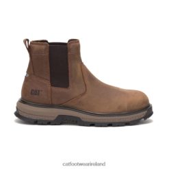 Caterpillar Boots Waterproof 2N040Z69 Caterpillar Exposition Chelsea Alloy Toe Work Boot Pyramid Men | Work Boots