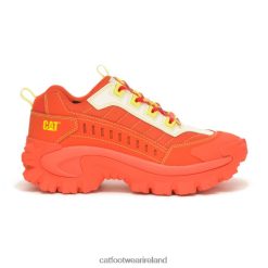 Caterpillar Work Boots Ireland 2N040Z119 Caterpillar Intruder Supercharged Shoe Scarlet Ibis Men | Casual Chunky Sneakers