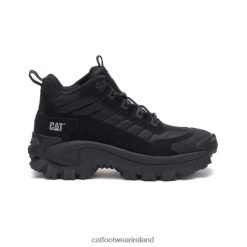 Caterpillar Work Boots Ireland 2N040Z152 Caterpillar Intruder Mid Shoe Black Men | Casual Chunky Sneakers