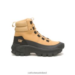 Caterpillar Work Boots Ireland 2N040Z173 Caterpillar Trespass Waterproof Galosh Black/Taffy Men | Waterproof