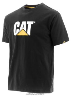 Caterpillar Work Boots Ireland 2N040Z242 Caterpillar Trademark Logo Tee Black Men | Tops & Outerwear