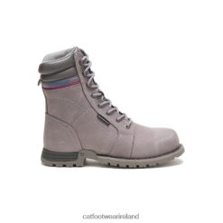 Caterpillar Work Boots Ireland 2N040Z263 Caterpillar Echo Waterproof Steel Toe Work Boot Frost Grey Women | Work Boots