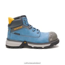 Caterpillar Work Boots Ireland 2N040Z269 Caterpillar Excavator Superlite Waterproof Carbon Composite Toe Work Boot Blue Heaven Women | Work Boots