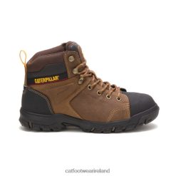 Caterpillar Work Boots Ireland 2N040Z281 Caterpillar Wellspring Waterproof Metatarsal Guard Steel Toe Work Boot Real Brown Women | Work Boots