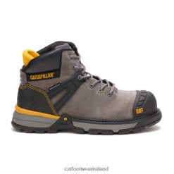 Caterpillar Work Boots Ireland 2N040Z38 Caterpillar Excavator Superlite Waterproof Carbon Composite Toe Work Boot Pewter Men | Work Boots