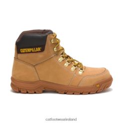 Caterpillar Work Boots Ireland 2N040Z41 Caterpillar Outline Work Boot Honey Reset Men | Work Boots