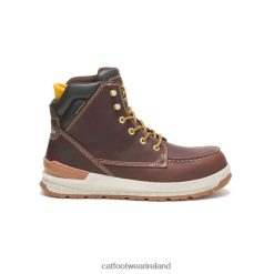 Caterpillar Work Boots Ireland 2N040Z44 Caterpillar Impact Waterproof Carbon Composite Toe Work Boot Friar Brown Men | Work Boots