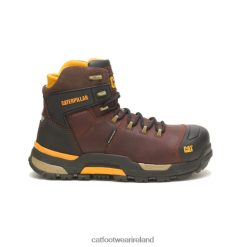 Caterpillar Work Boots Ireland 2N040Z74 Caterpillar Cat Edge Protect Waterproof Thinsulate Carbon Composite Toe Work Boot Friar Brown Men | Work Boots