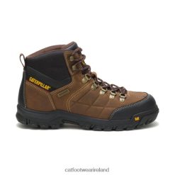 Caterpillar Work Boots Ireland 2N040Z8 Caterpillar Threshold Waterproof Work Boot Real Brown Men | Work Boots